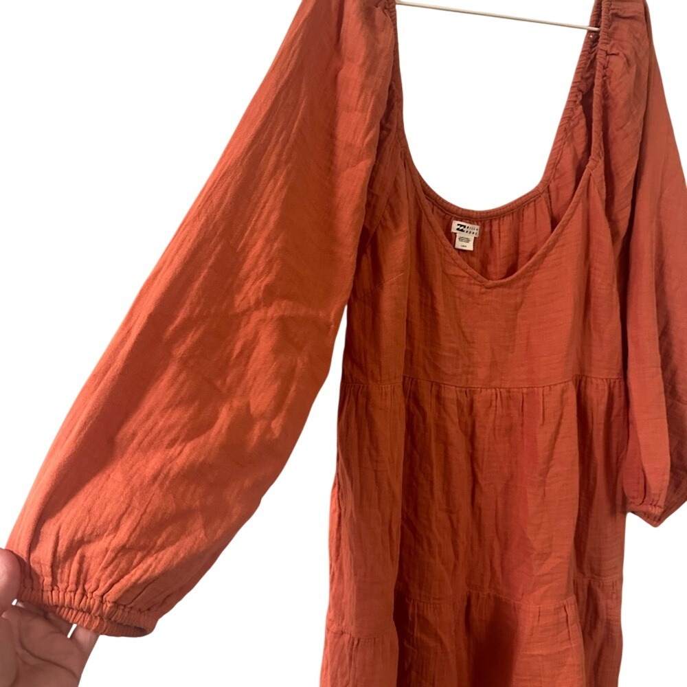 Billabong Rust Orange Mini Dress - Picture 2 of 5